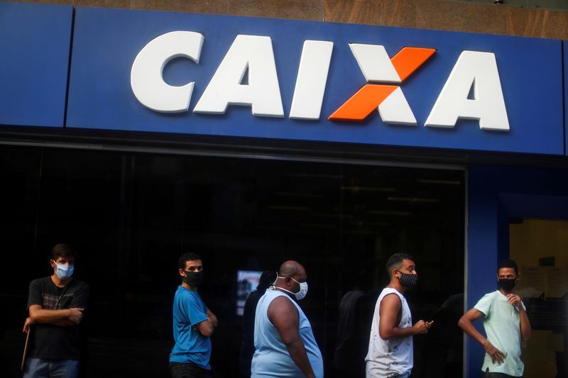 FILE PHOTO: Caixa’s logo is seen in Rio de Janeiro