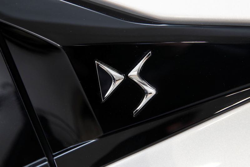 The logo of DS is seen on a DS 4