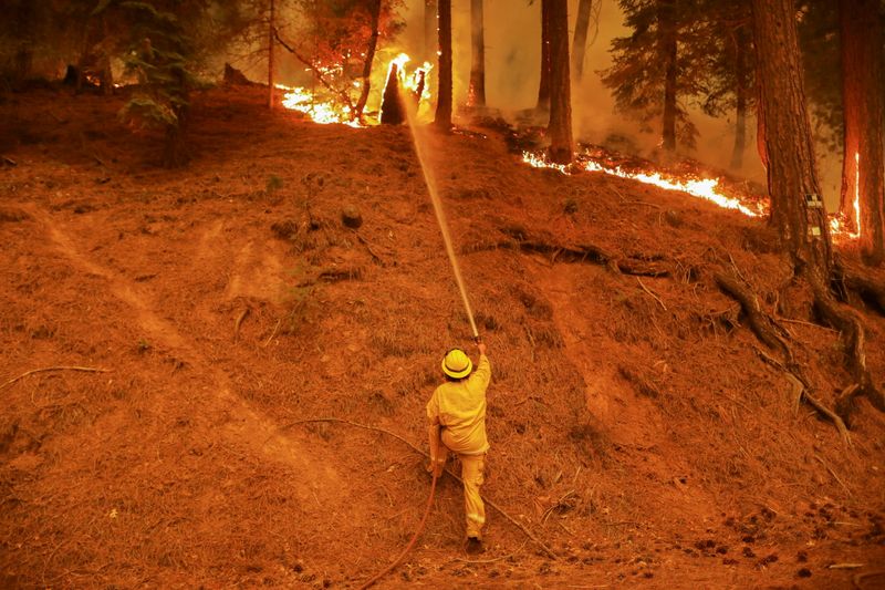FILE PHOTO: Dixie Fire in California