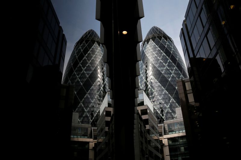 FILE PHOTO: The 30 St Mary Axe skyscraper which is