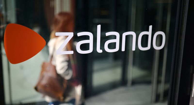 FILE PHOTO: The logo of fashion retailer Zalando is pictured