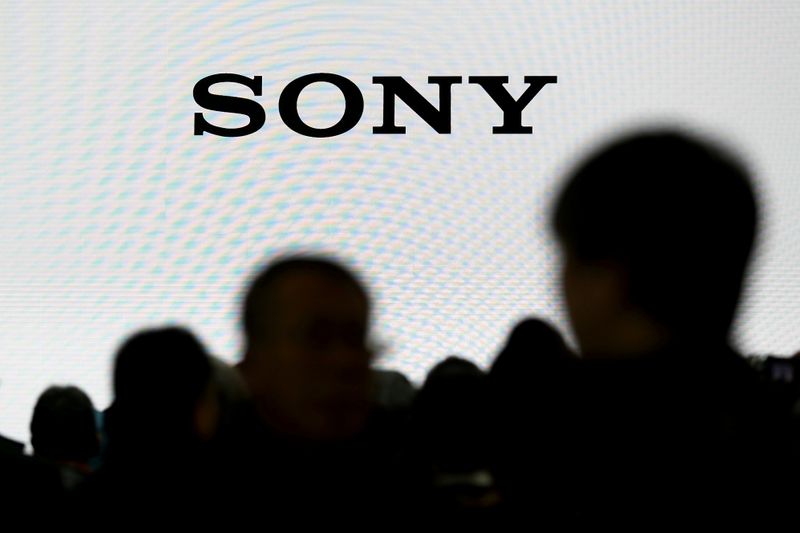 FILE PHOTO: The logo of Sony Corp is seen at