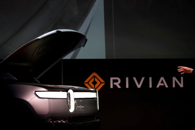 FILE PHOTO: Rivian introduces R1T all-electric pickup truck at LA