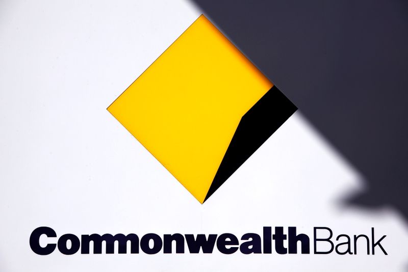 FILE PHOTO: Australia’s Commonwealth Bank logo is pictured at a