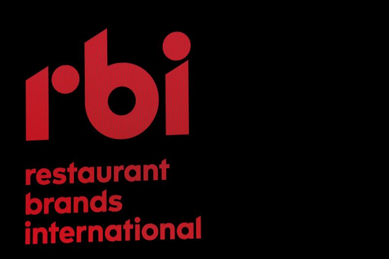 bThe company logo for Restaurant Brands International is displayed on