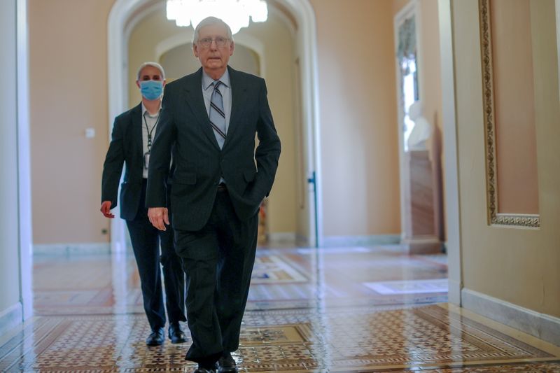 U.S. Senate votes on $1 trillion infrastructure bill on Capitol