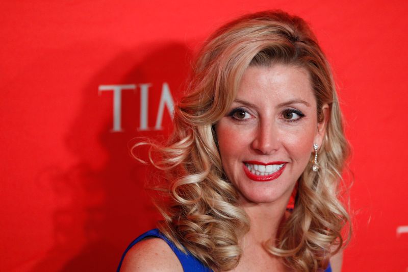 Founder of Spanx undergarments Sara Blakely arrives to be honored