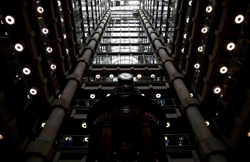FILE PHOTO: Interior of the Lloyd’s of London building is