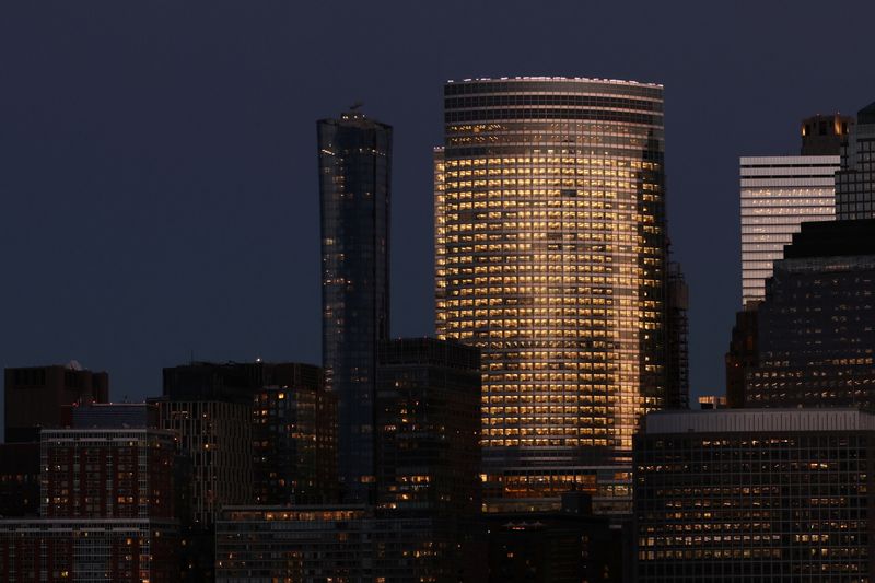 A view of the Goldman Sachs global headquarters in Manhattan,