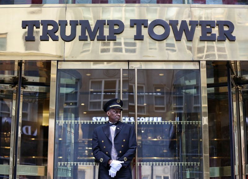 FILE PHOTO: Trump Tower on 5th Avenue in the Manhattan