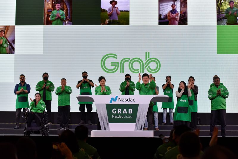 Grab’s CEO Anthony Tan and co-founder Tan Hooi Ling at