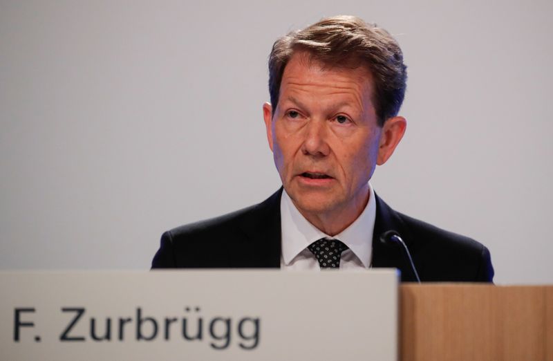 Swiss National Bank (SNB) Vice-Chairman Fritz Zurbruegg attends a news