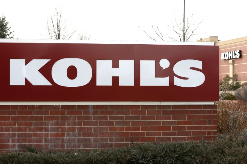 FILE PHOTO: The sign outside a Kohl’s store is seen