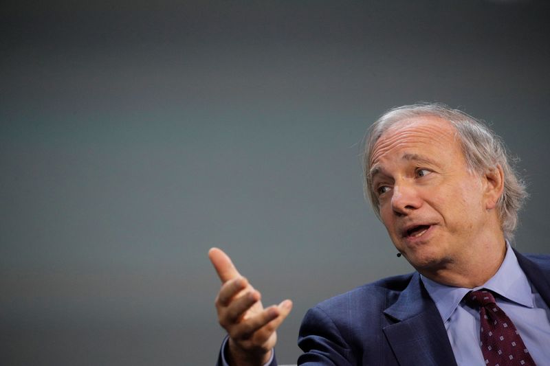 Ray Dalio, Bridgewater’s Co-Chairman and Co-Chief Investment Officer speaks during