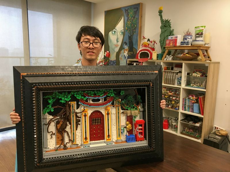 FILE PHOTO: Hoang Dang, an industrial designer who loves Lego
