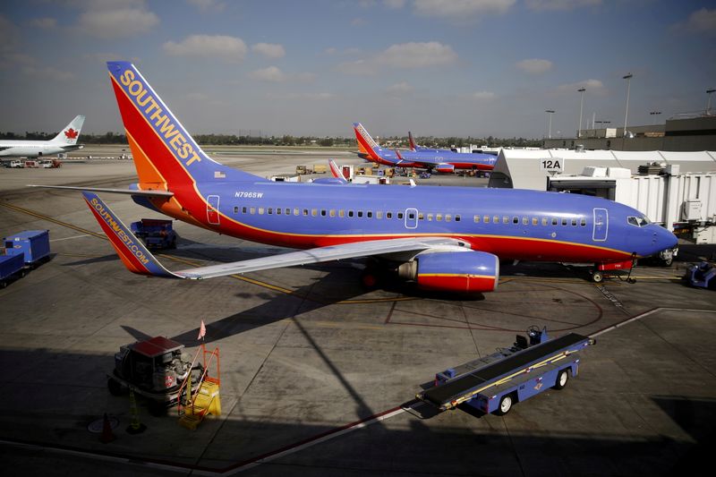 FILE PHOTO: FILE PHOTO: Southwest Airlines planes are seen at