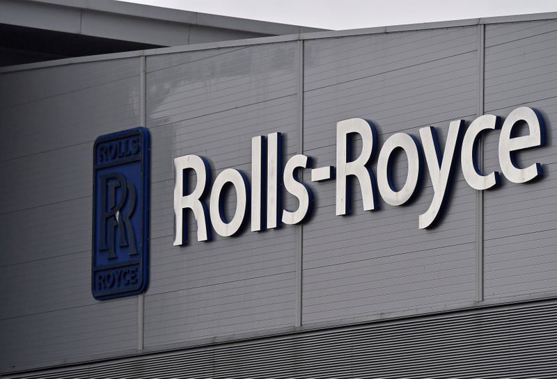 FILE PHOTO: A Rolls-Royce logo is seen at the company’s