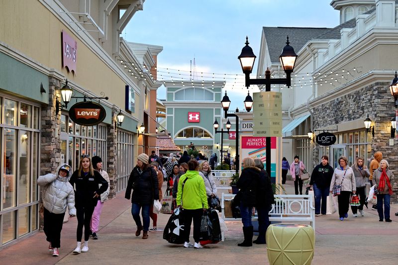 FILE PHOTO: Black Friday sales begin at The Outlet Shoppes