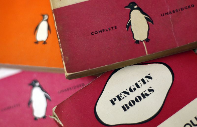 FILE PHOTO: Penguin books are seen in a used bookshop