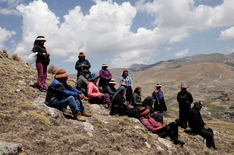 FILE PHOTO: Peru’s Andean rural residents complain of negative effects
