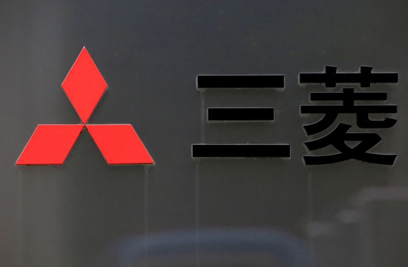 FILE PHOTO: The signboard of Mitsubishi Corp is pictured