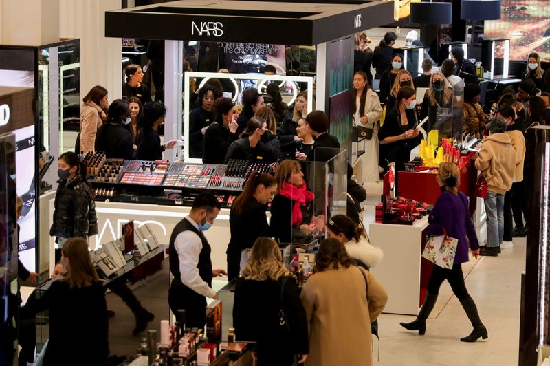 FILE PHOTO: Britain’s shoppers