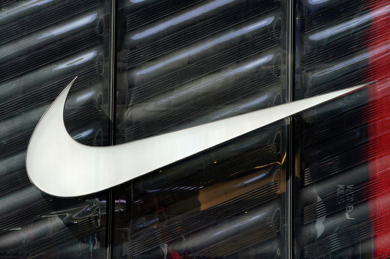 FILE PHOTO: FILE PHOTO: The Nike swoosh logo is seen