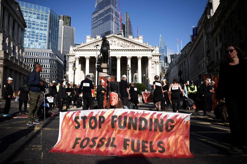 FILE PHOTO: Extinction Rebellion protest in London