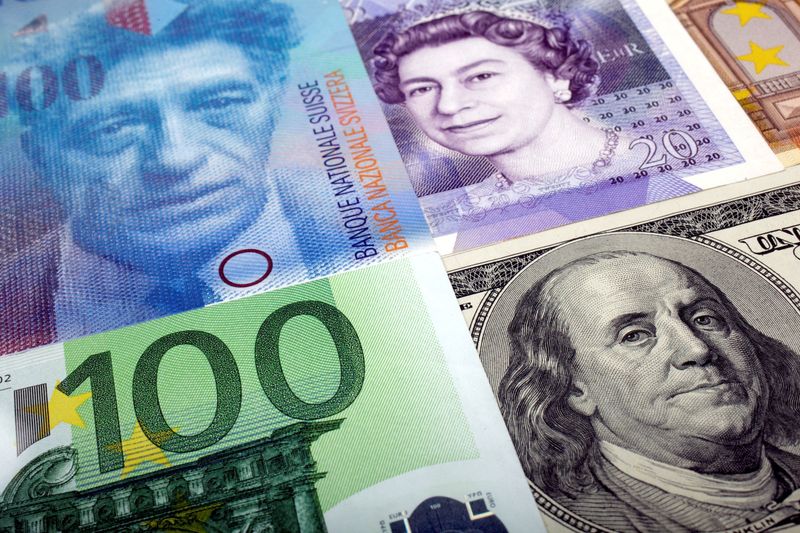FILE PHOTO: A picture illustration of the U.S. dollar, Swiss