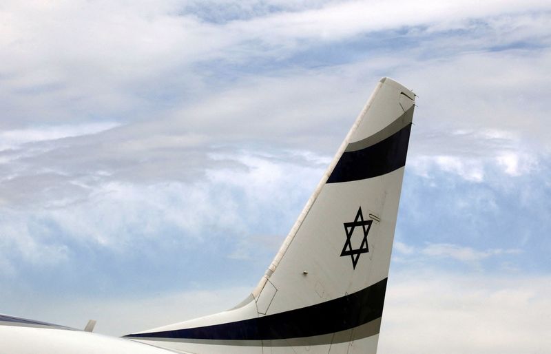 FILE PHOTO: An Israel El Al airlines plane is seen