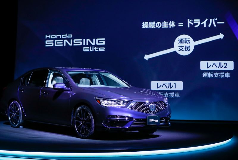 Honda Motor Co. unveils all-new Legend sedan, in Tokyo