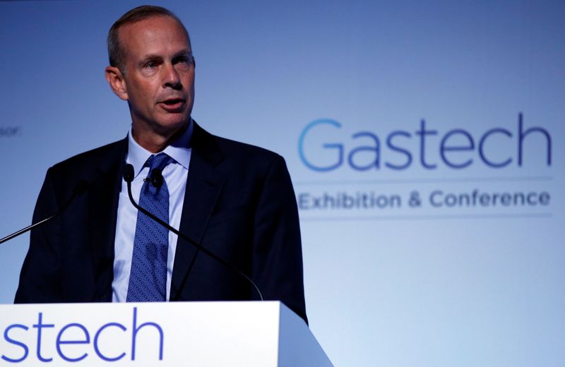 FILE PHOTO: Chevron Corp Vice Chairman Wirth speaks at Gastech,