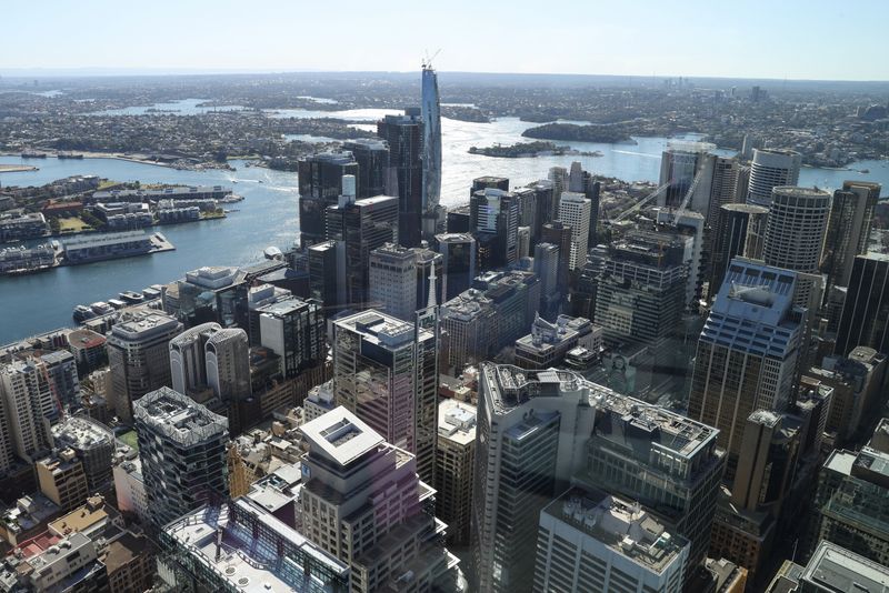 FILE PHOTO: A view from the Sydney Tower Eye observation