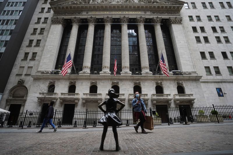 The New York Stock Exchange is pictured in New York