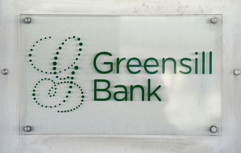FILE PHOTO: The Greensill Bank is pictured in downtown Bremen