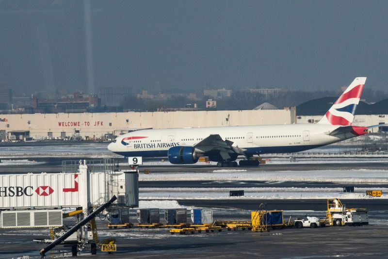 British Airways will screen JFK-bound passengers for coronavirus, New York