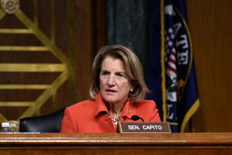 FILE PHOTO: U.S. Senator Shelley Moore Capito (R-WV) listens during