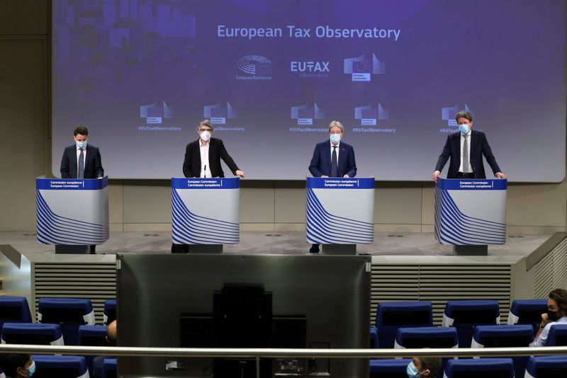 News conference on the launch of the European Tax Observatory,