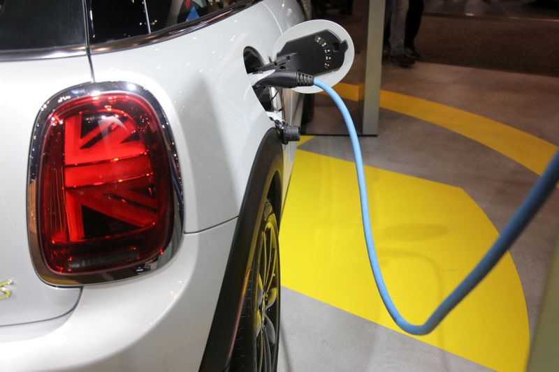 FILE PHOTO: A 2020 Mini Cooper S electric vehicle is