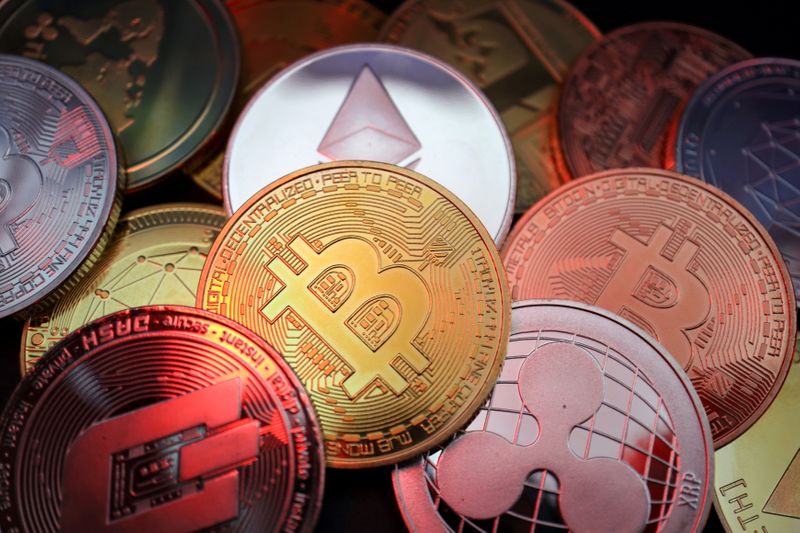 FILE PHOTO: Illustration picture of cryptocurrencies