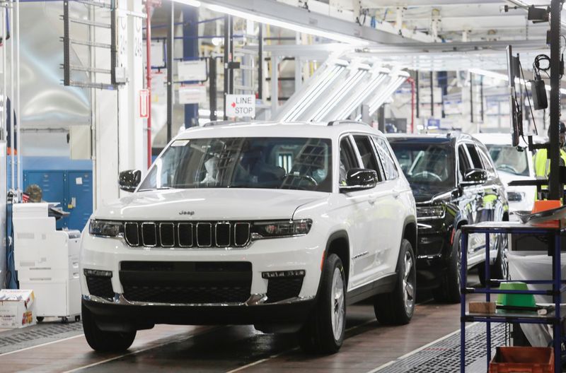 2021 Jeep Grand Cherokee L at the Detroit Assembly Complex