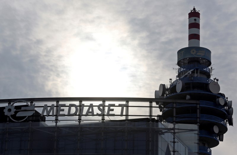 FILE PHOTO: FILE PHOTO: The Mediaset tower is seen at