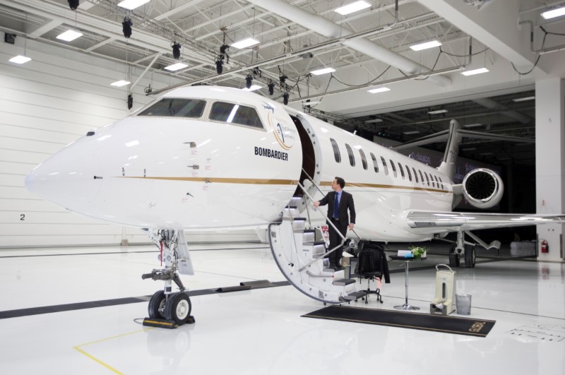FILE PHOTO: FILE PHOTO: Bombardier’s Global 7500 business jet to