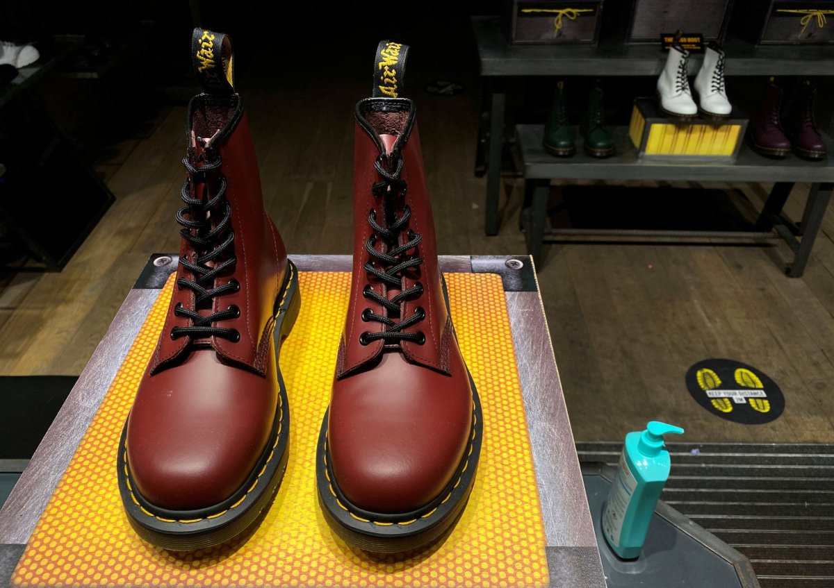 FILE PHOTO: FILE PHOTO: A pair of Dr. Martens boots