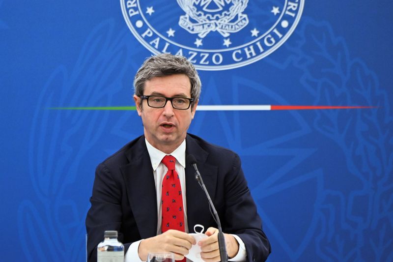 Italy’s Minister for Labour and Social Policy, Andrea Orlando speaks