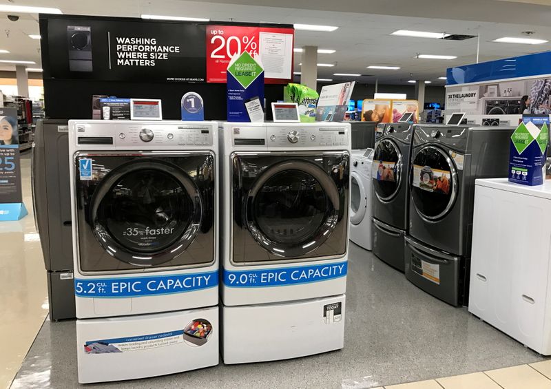 FILE PHOTO: Sears Kenmore washing machines are shown for sale