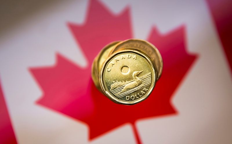 FILE PHOTO: FILE PHOTO: A Canadian dollar coin, commonly known