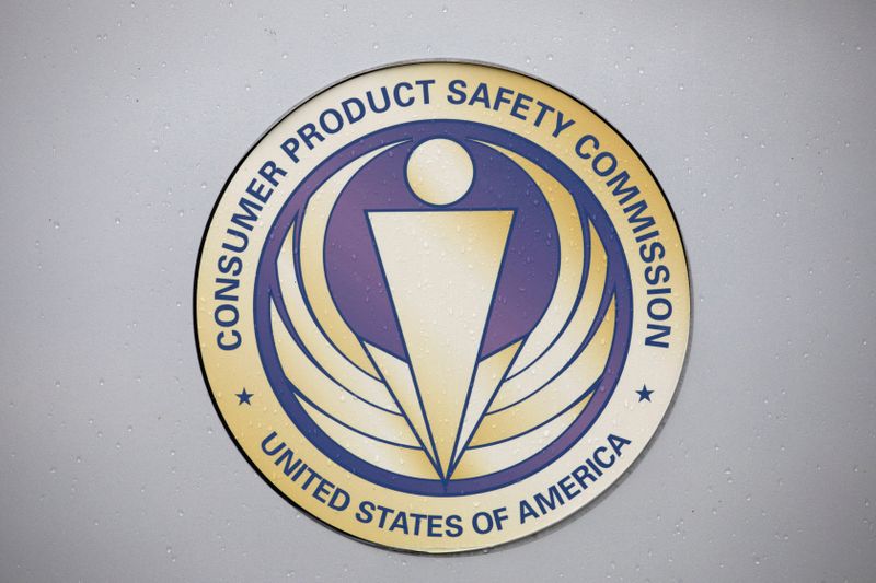 Signage is seen outside of the U.S. Consumer Product Safety