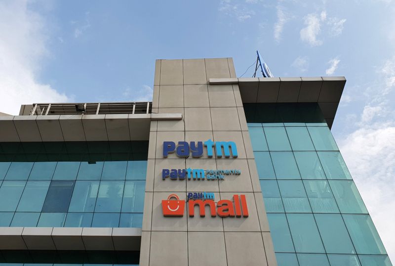 FILE PHOTO:  The headquarters for Paytm, India’s leading digital