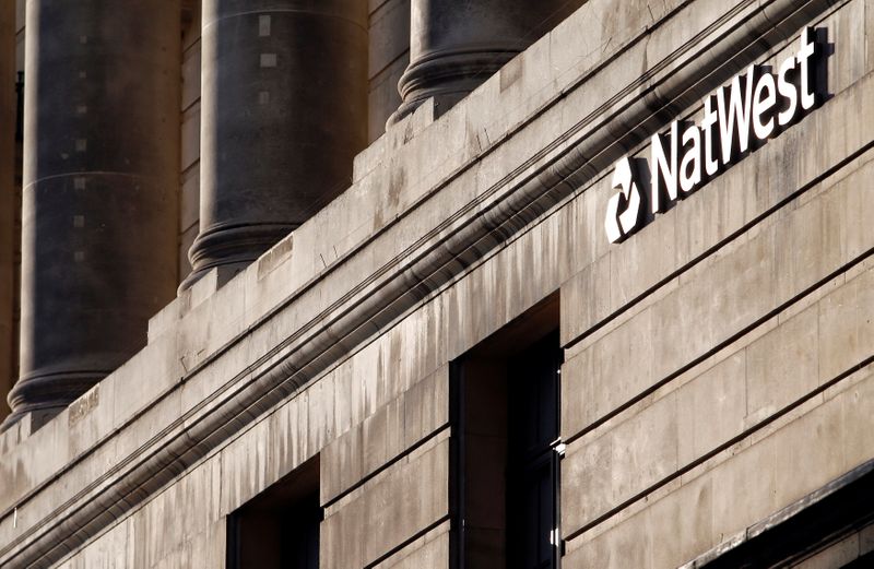 FILE PHOTO: A branch of NatWest Bank is seen in